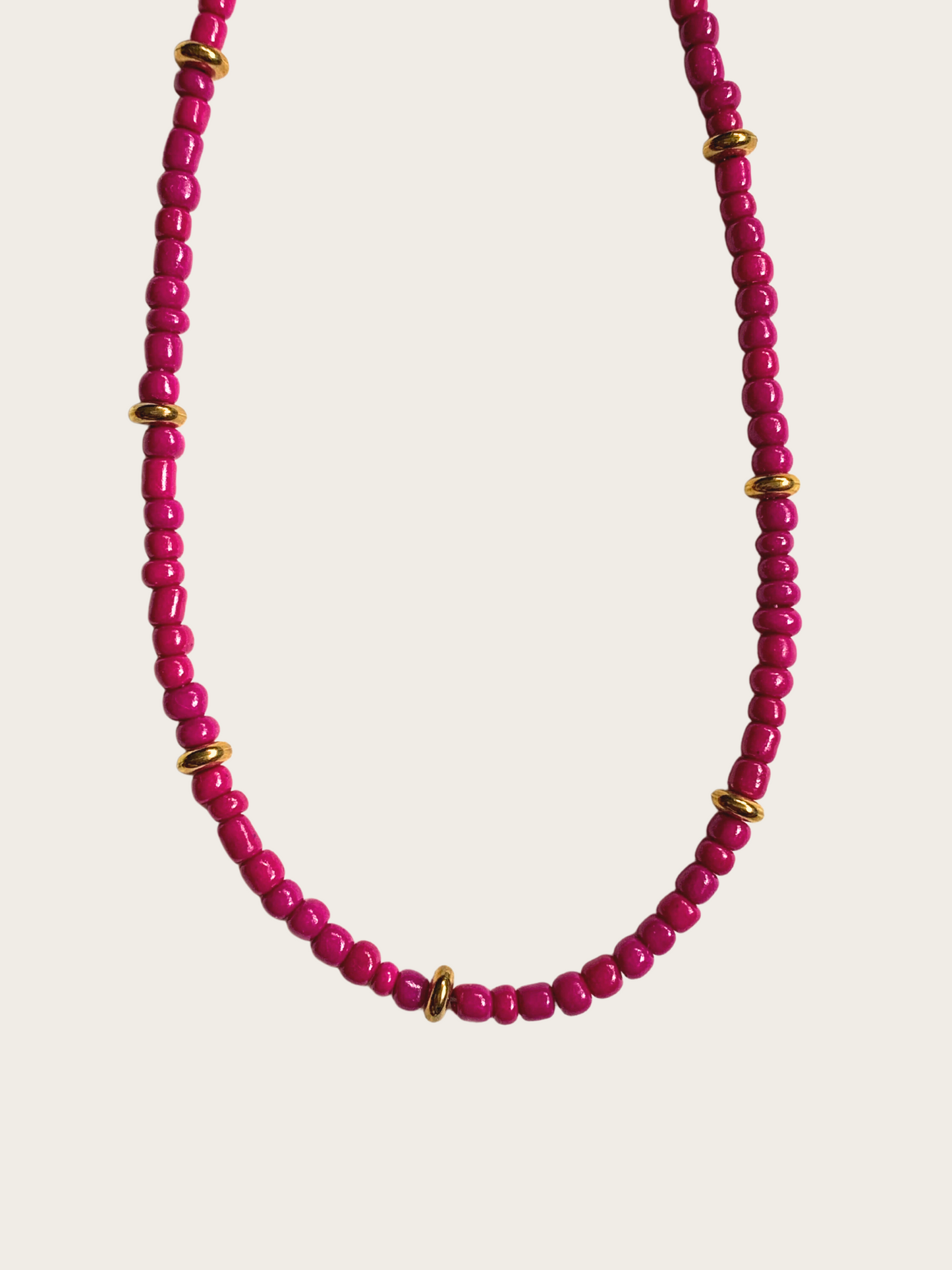 Isa Necklace in Magenta