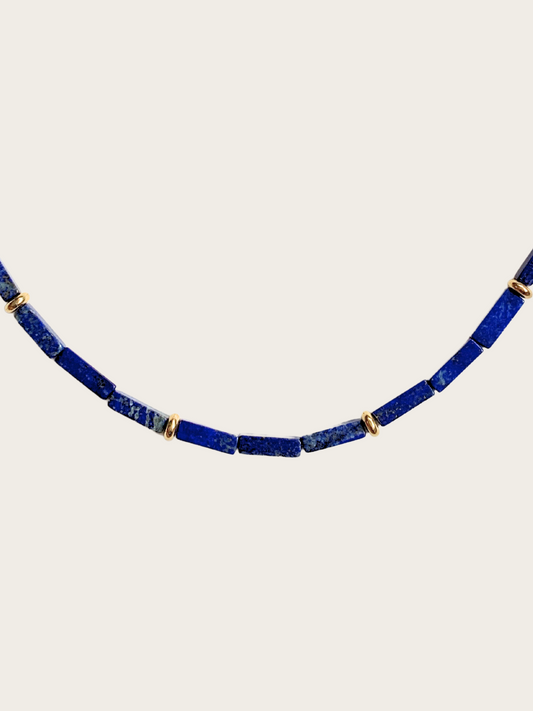 Eli Necklace in Lapis Lazuli