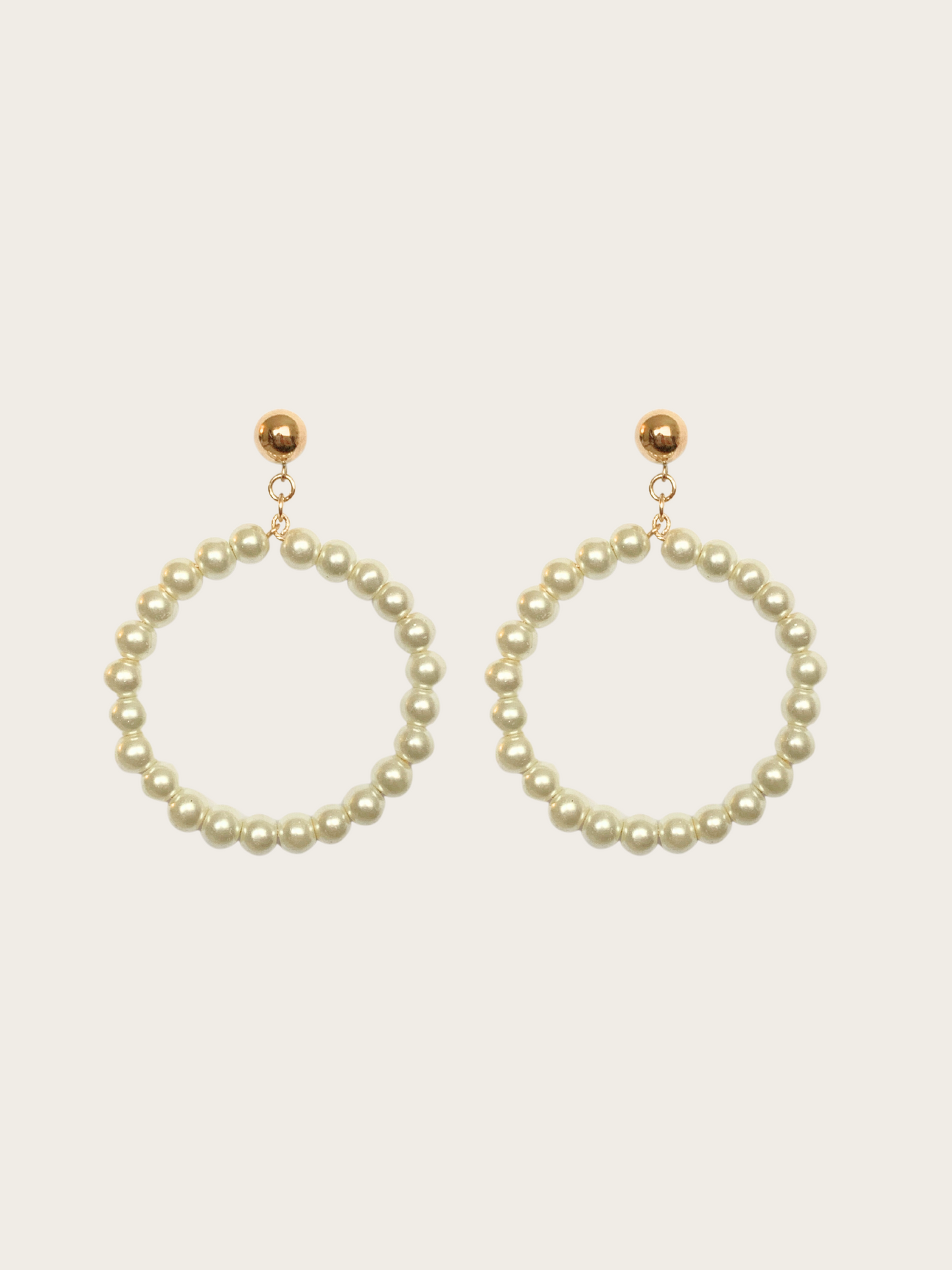 Inés Earrings in Ivory