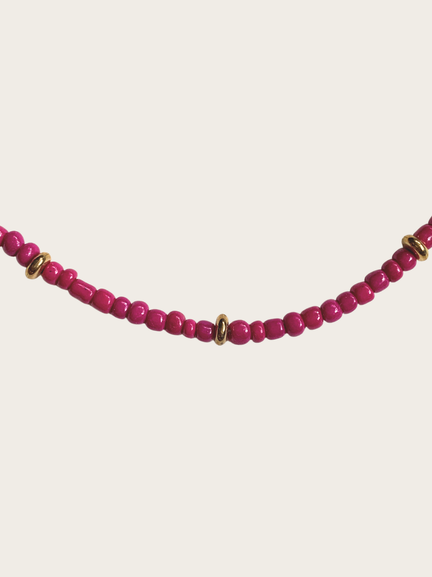 Isa Necklace in Magenta