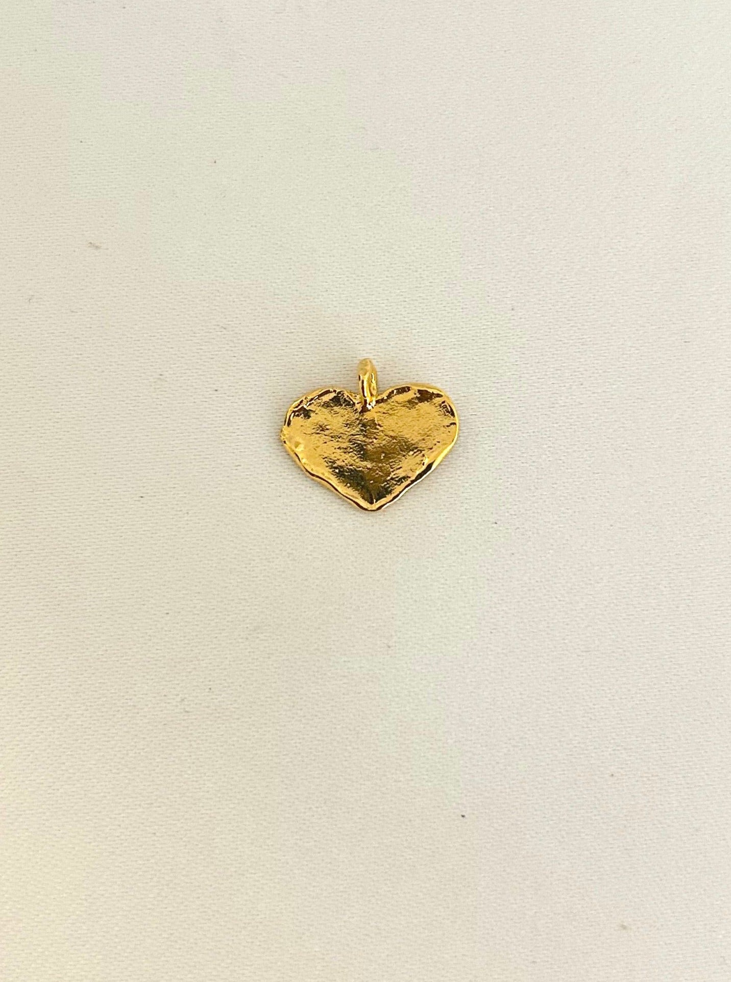 Heart Relic Charm in Gold Vermeil