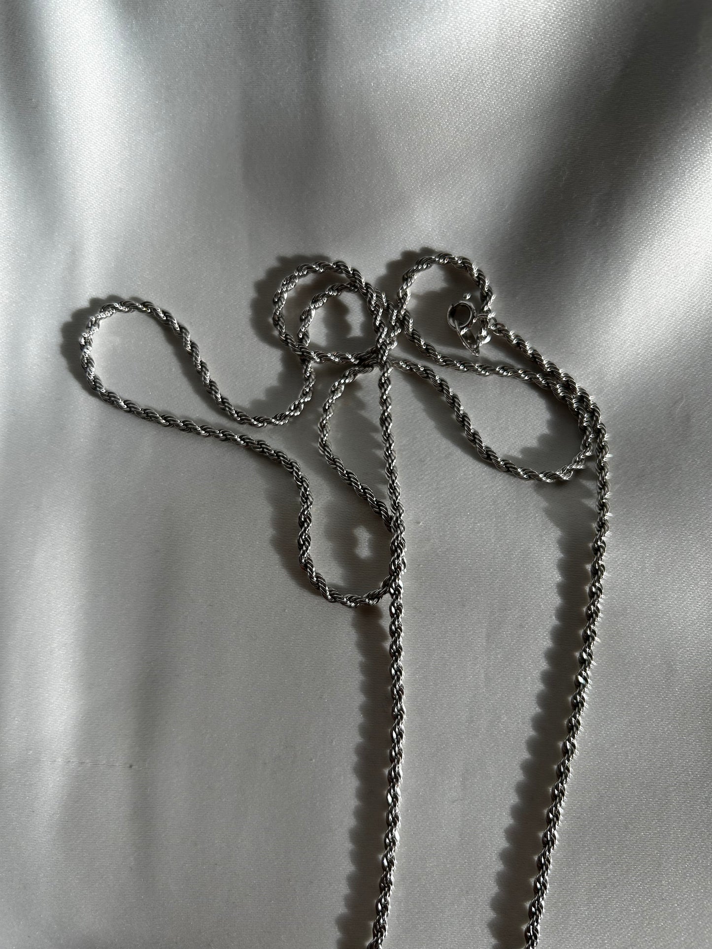 Vintage Long Rope Necklace