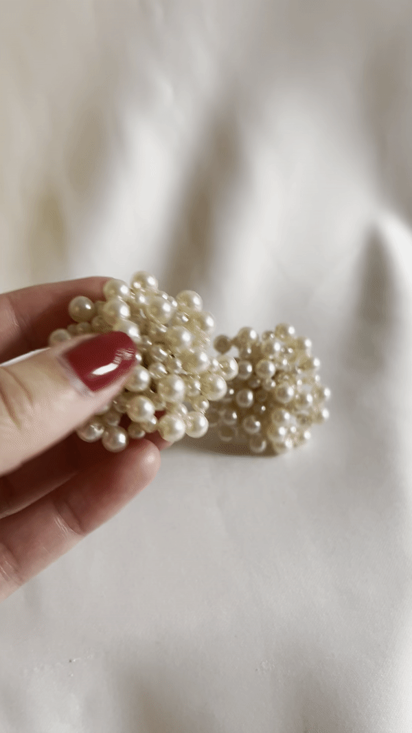 Vintage Pearly Burst Earrings